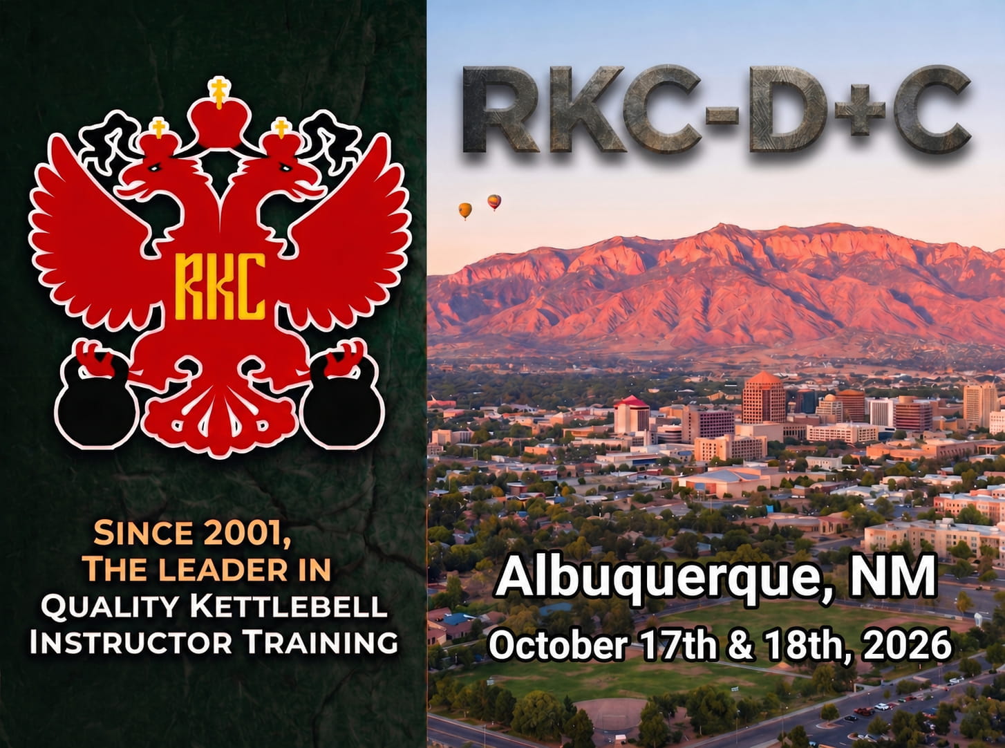 RKC-D + RKC-C Bundle - Albuquerque, NM - October 17th & 18th, 2026